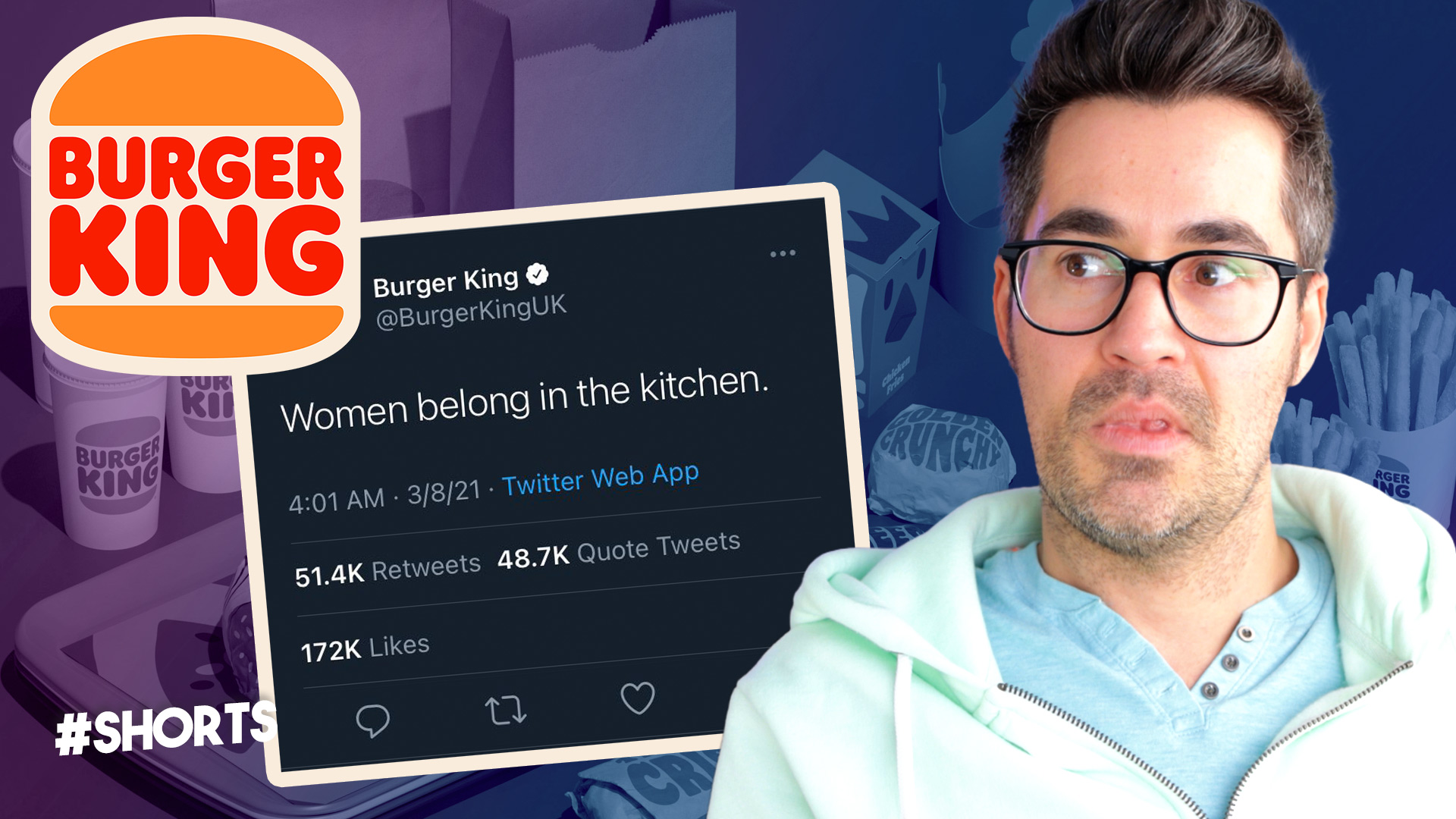 Women belong in the Kitchen – Fail de Burger King pour la Journée des Droits des Femmes 2021 #SHORTS