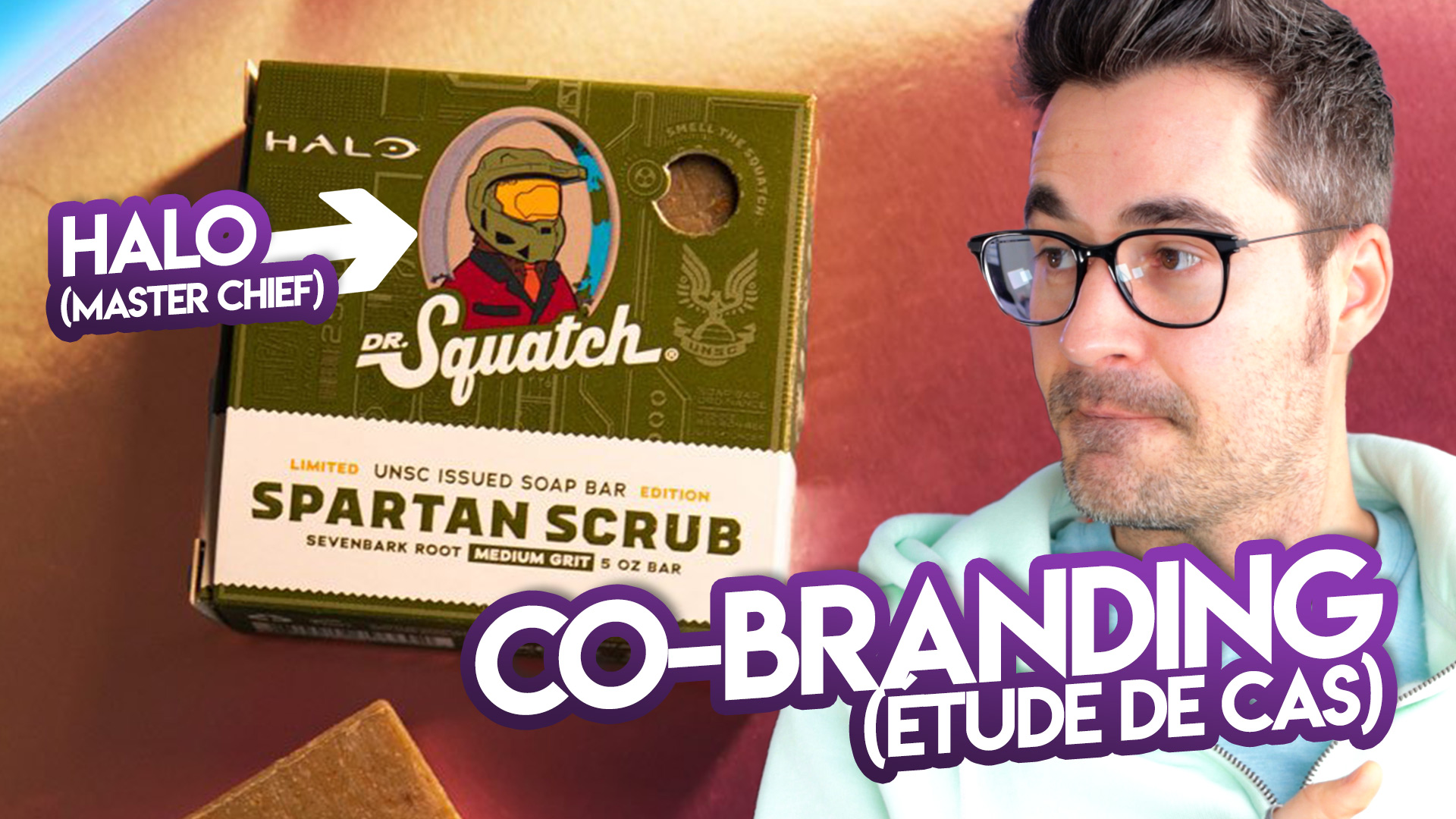 Exemple de Co-branding : le savon Halo Infinite de Dr Squatch (Etude de cas)